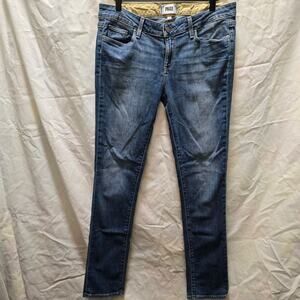 Paige Jimmy Jimmy Skinny womens jeans 27 stretchy mid rise jeans medium blue